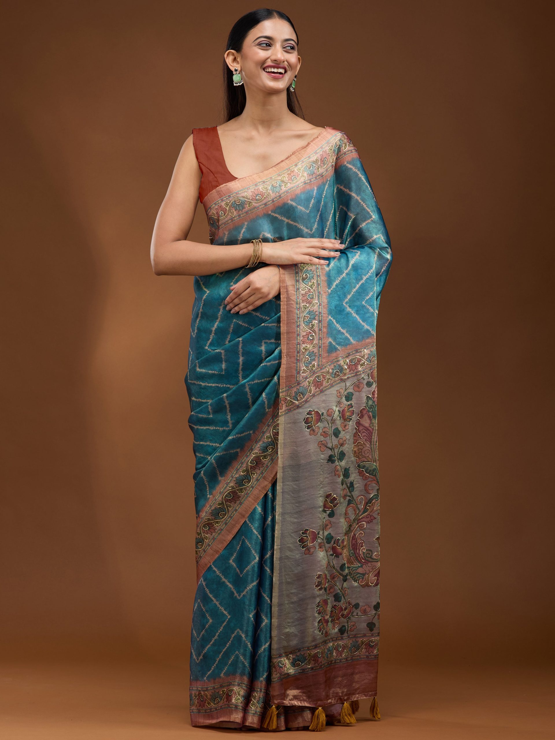 Gargi – Blue & Rust