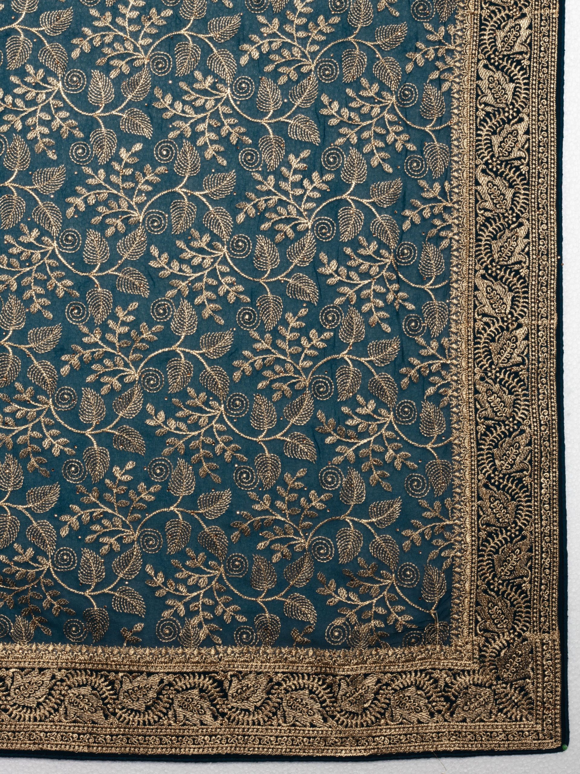 Vaanya - Peacock Blue - Image 6